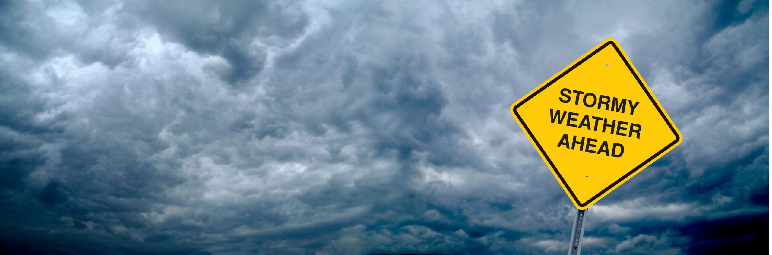 Florida hurricane season warning sign for contractors managing permits and inspections during storm season